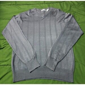 Pronti Collection by Phita Long Sleeve Crewneck Ribbed Knit Men's T-Shirt Sz XL